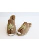 Women Monks Rope Palm Tree Espadrilles