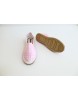 Women Basic Pink White Checks Print Espadrilles