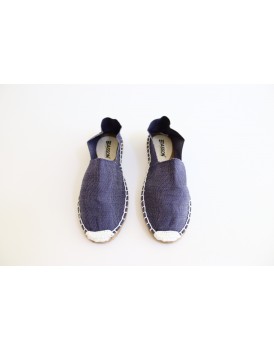 Women Basic Jeans Tape Espadrilles