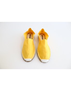 Women Yellow Basic Espadrilles