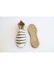 Women Basic Navy Stripe Print Espadrilles