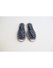 Women Basic Blue & White Stripe Print Espadrilles