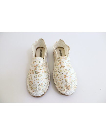 Women Basic Flower Print Espadrilles