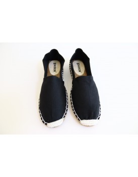 Women Basic Black Espadrilles